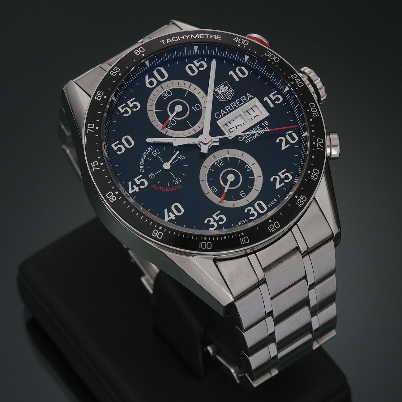 TAG HEUER(USED)태그호이어 까레라 데이데이트 스틸 크로노 CV2A10-0